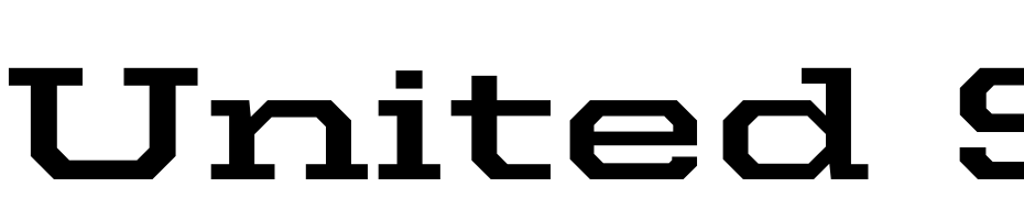 United Serif Ext Bold cкачати шрифт безкоштовно